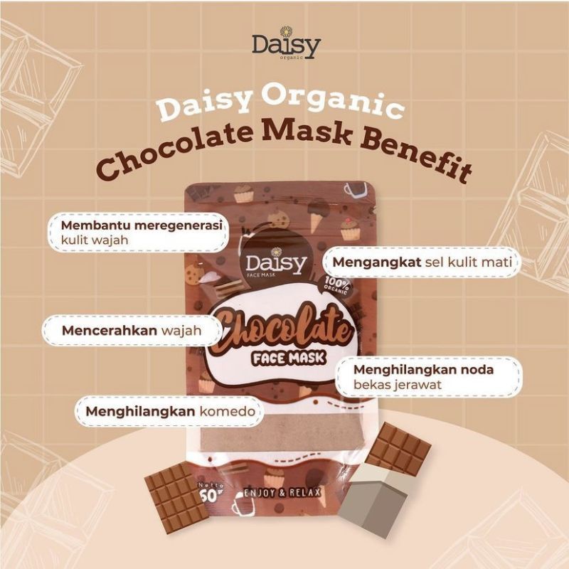 Daisy Organic Masker Alami Perawatan Wajah Original