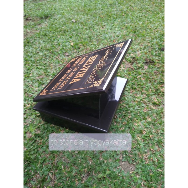 NISAN MAKAM/KIJING MAKAM ANAK/BAYI MINIMALIS UKURAN P.20 L.20 T.18 FREE PACKING KAYU