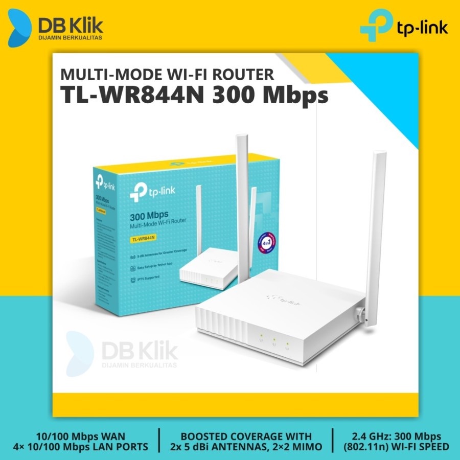 Router TP-Link TL WR844N 300Mbps  Wi-Fi Router TP Link TL WR844N