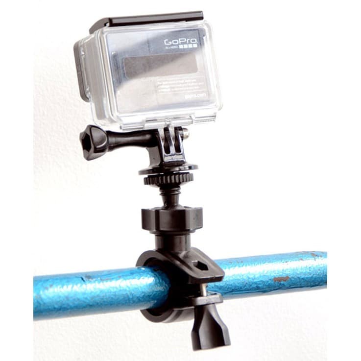 Handlebar Seatpost Roll Cage Mount 17-30mm for GoPro/Xiaomi Yi - Black