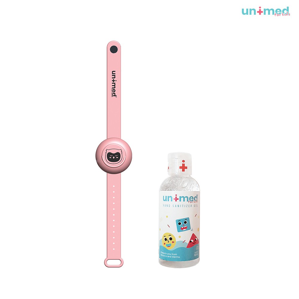 Unimed Kids Sanitizer Wristband Pink Owl Gelang Sanitizer Anak dan Dewasa