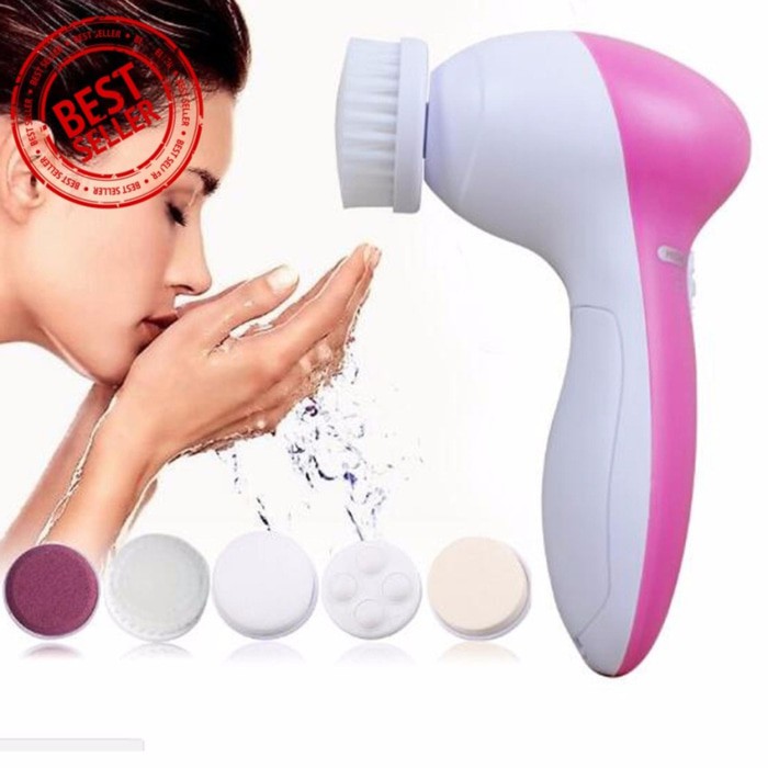Perawatan Tubuh - Kecantikan - Perawatan Kulit Pemijat Wajah (Beauty Care Massager) 5 In 1 Sale