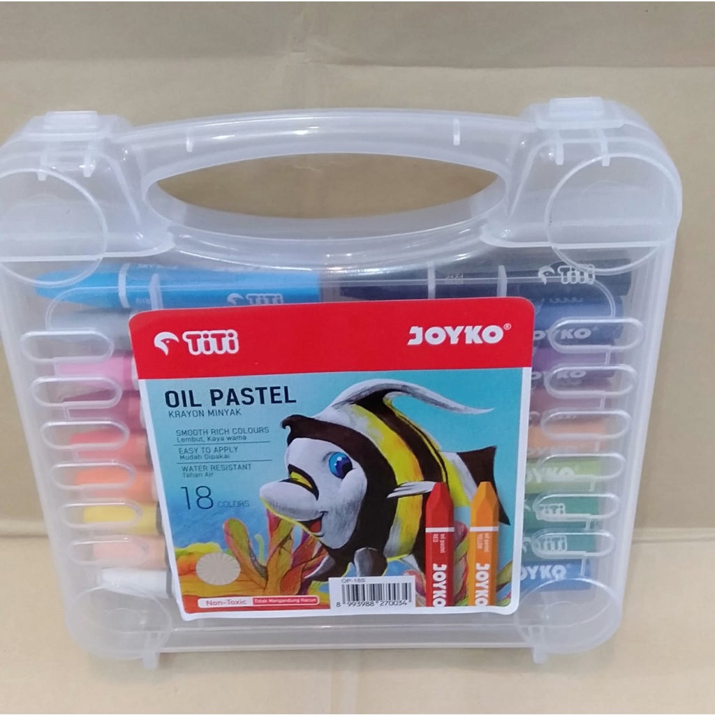 

Krayon Joyko isi 18 warna / Crayon joyko 18 set / oil Pastel Joyko 18 warna