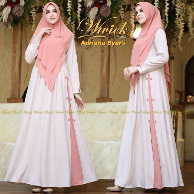 GAMIS / ABAYA SYAR'I ADRIANA syari by WWIEK