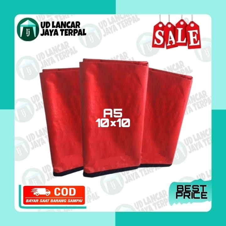 TERPAL PLASTIK UKURAN 10X10 type A5 COCOK UNTUK TRUK DAN KOLAM
