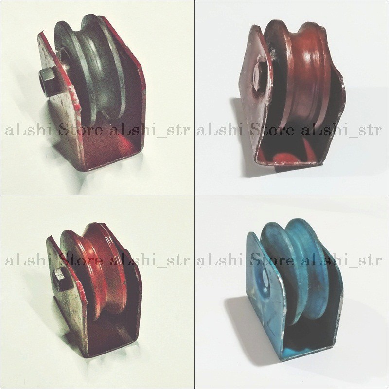 Roda Pintu Pagar Besi U V Bulat Behel Beton Siku 6cm 6 Roda Pintu Pagar Besi U V Bulat Behel Beton Siku 6cm 6