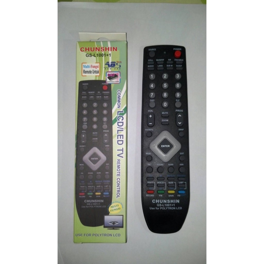 REMOT/REMOTE TV POLYTRON LCD/LED MULTI/UNIVERSAL/SERBA GUNA CHS CINEMAX / BAZZOKE / XCEL