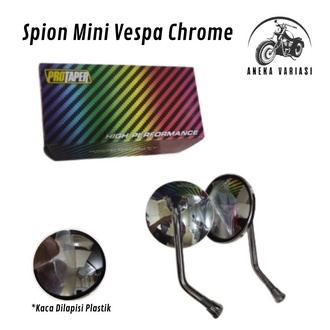 Spion Vespa Tangkai Chrome Panjang Universal