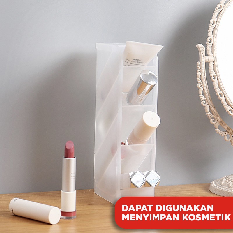 Rak Serbaguna Portable Pensil Murah Mini Storage Kotak Penyimpanan Tempat Alat Tulis