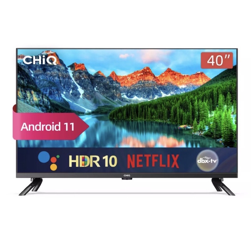 smart tv CHIQ 40 inch newest android 11