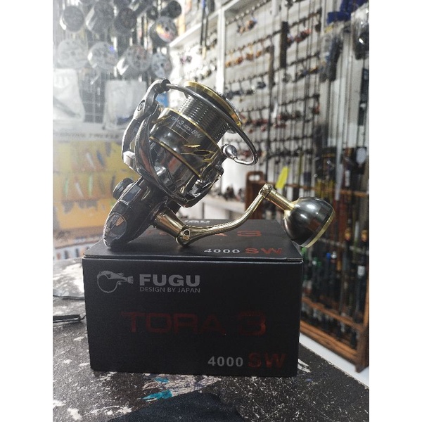 reel spining fugu tora 3 sw power handle size 4000