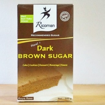 Ricoman Dark Brown Sugar Brown Sugar 500gr Shopee Indonesia