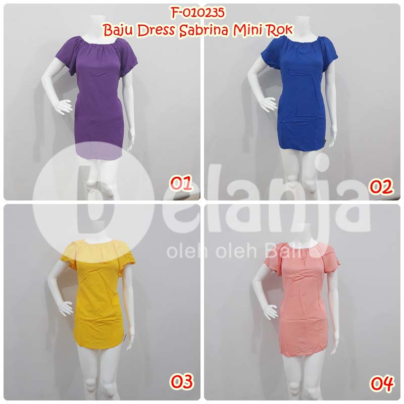 Sabrina Dress mini pendek Dress Bali Sexy Atasan Bumil