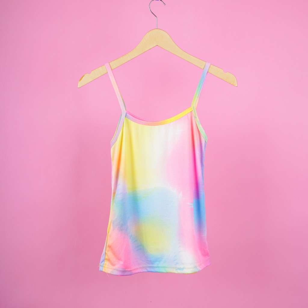 SALE!!! TankTop DECA TDYE / ATASAN WANITA TANGTOP TRIANA TIE DYE TALI KECIL / TANG TOP TALI Spaghetti-TANK 951