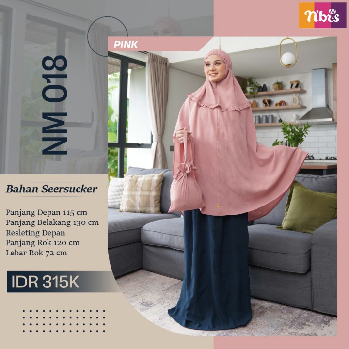 Mukena Dewasa Nibras Terbaru NM 018