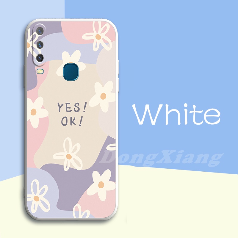 Keren Case Hp Case for Redmi 10 Note 10 Pro Note10S Note9S Xiaomi Poco X3 Pro X3NFC M3 Note8 Keep Smiling YES OK Chrysanthemum Pattern TPU Phone Cover Murah-Bisa COD DGX