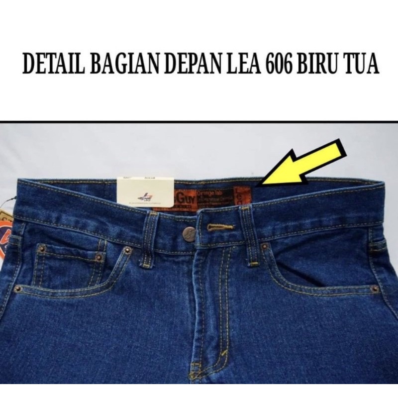 Celana Jeans Pria Standar Reguler/ Jeans Panjang pria Standar 606