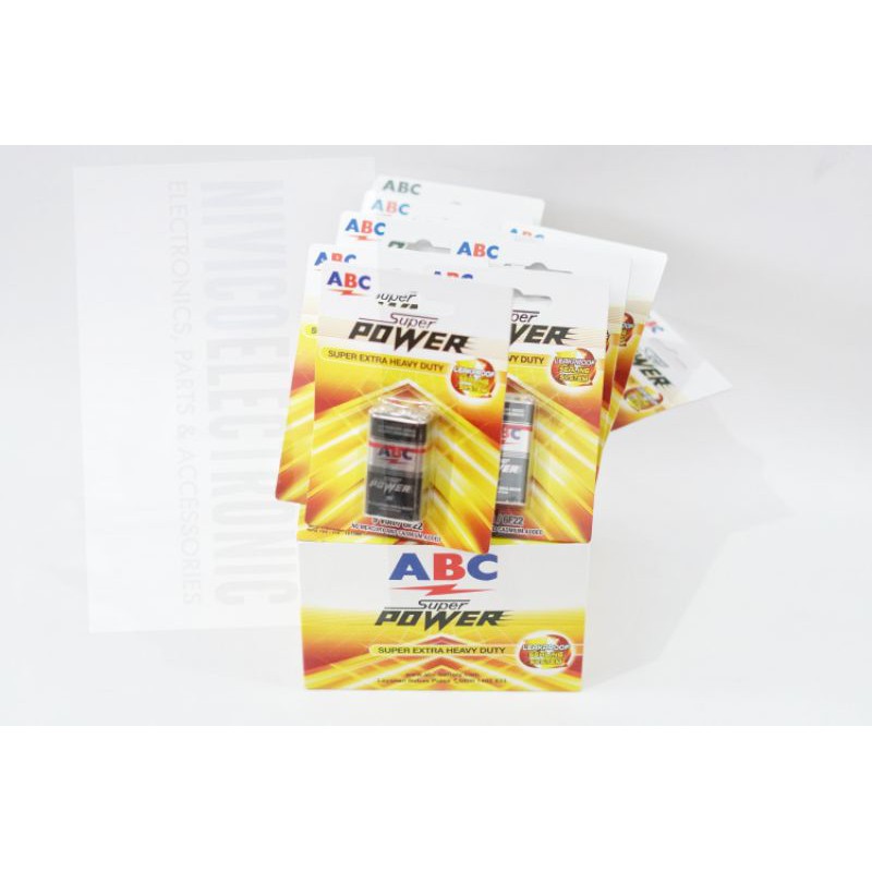 Baterai ABC Super Power 9v kotak