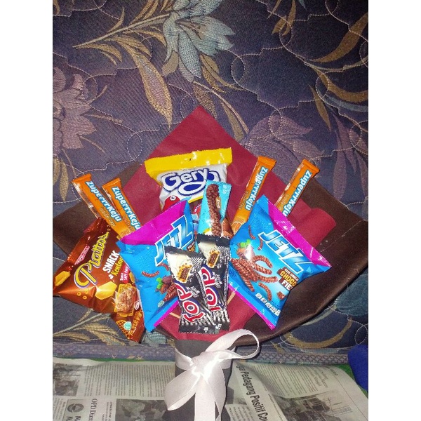 

Buket Snack/Buket ulang tahun/buket wisuda