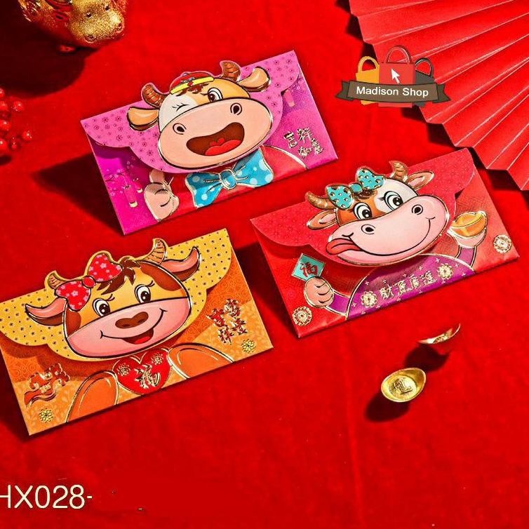 

Stok Baru...>636YR Angpao Panjang Kerbau model Amplop isi 3 Ampao Imlek Murah Ampau Panjang Murah G