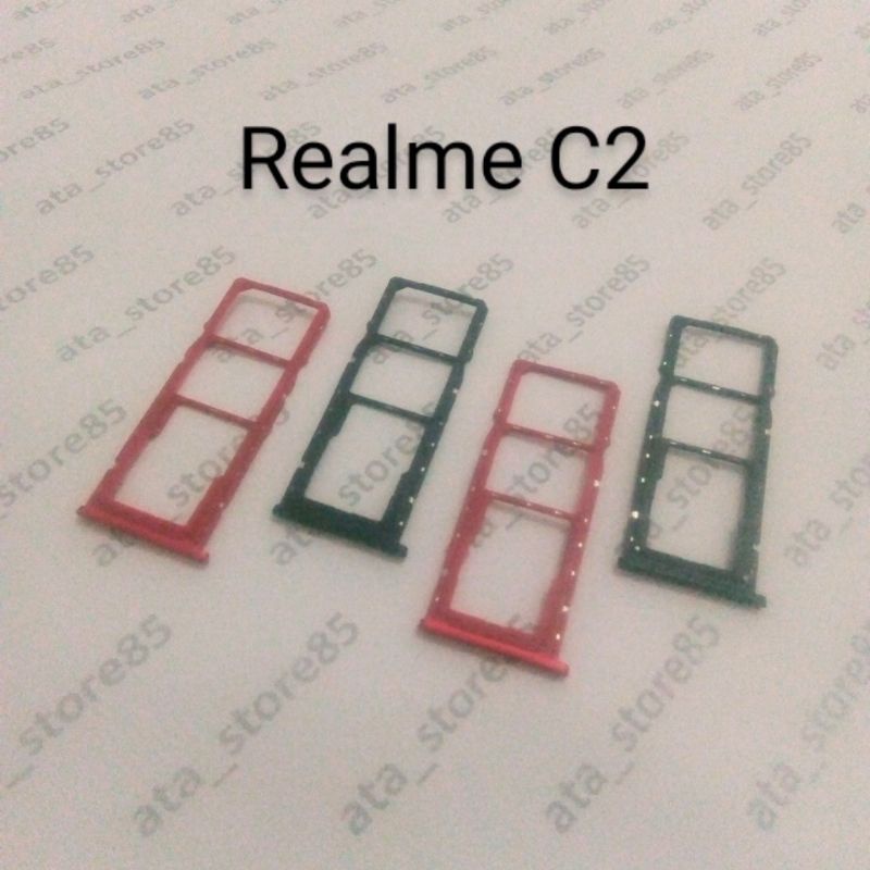 Simtray Realme C2 | RealmeC2  SimLock Slot Sim SimCard Tempat Kartu Original