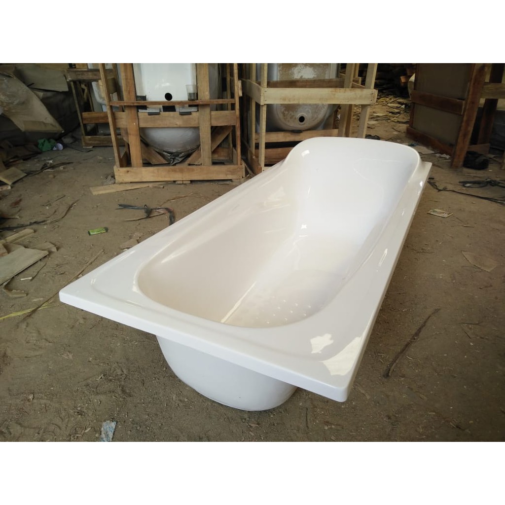 Paket Bathtub Marble Bak Mandi Long Bathub M Angelo Model Tanam 170cm Avur Bathtub Dan Bantal Shopee Indonesia