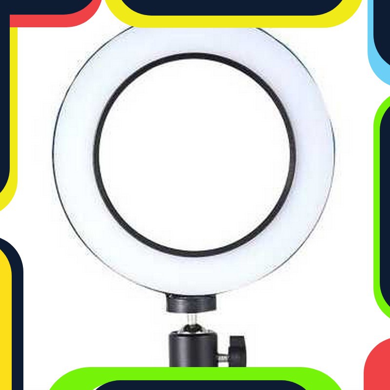 Bayar Ditempat TaffSTUDIO Lampu Halo Ring Light LED Kamera 8W 6 Inch - RL-19