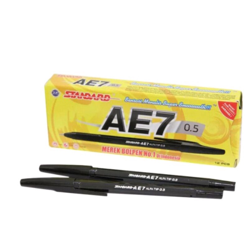 

PULPEN / BALLPOINT STANDARD AE-7 / AE7 HITAM