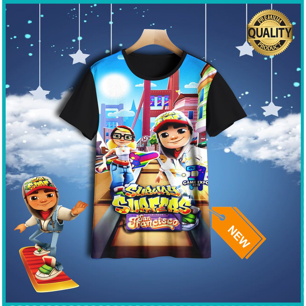 Kaos Anak Subway Surfers