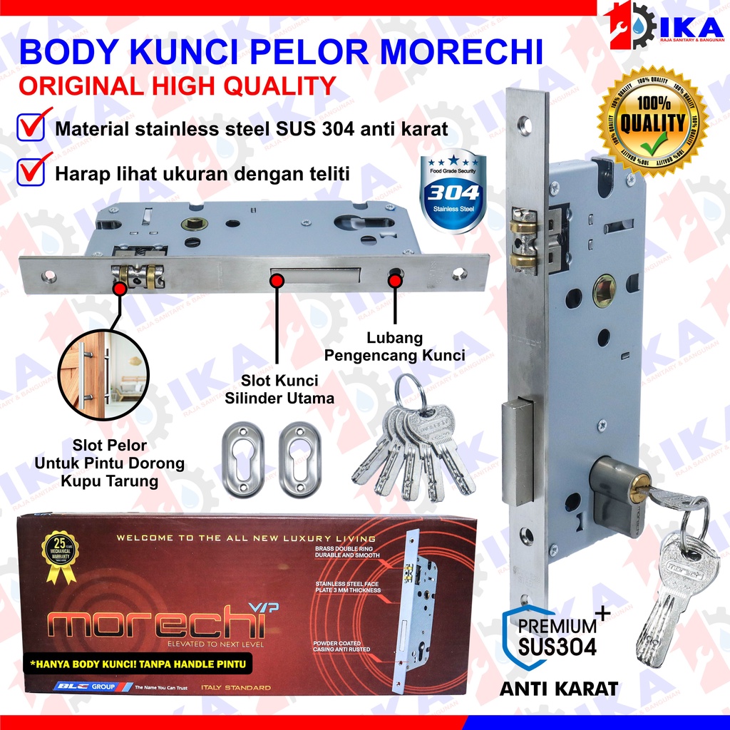 Body Morechi Roller NB + Cylinder | Kunci MORECHI | Body Pelor ( BY BELLUCCI GROUP ) pintu kupu tarung kipas dorong