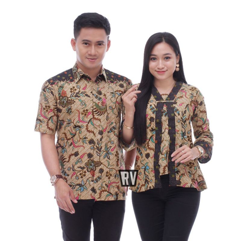 KELAMBI BATIK COUPLE DEWASA ~ BATIK SLIMFIT COUPLE / BATIK KERJA PRIA WANITA