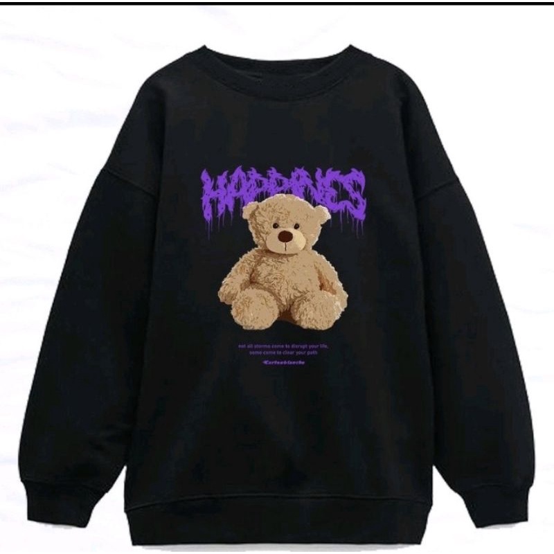 SWEATER OBLONG HAPPINES (ld 100 P60)
