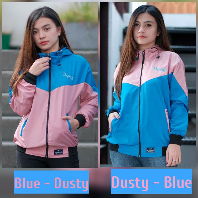 JAKET WANITA PARASUT ELZANTERI ORIGINAL / JAKET CEWEK TERLARIS / JAKET TERBARU-1