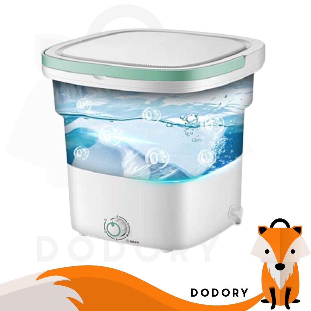 DODORY HL0356 Mesin Cuci Lipat Mini Portable Folding Washing Machine Kapasitas 2.8kg