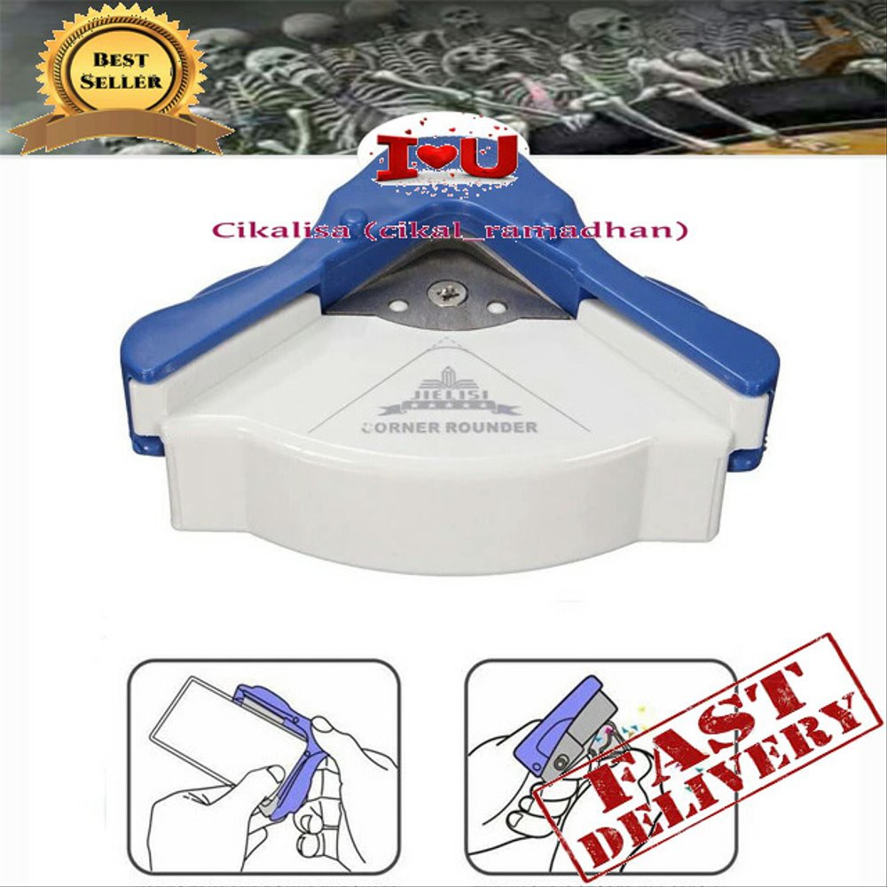 

Dijual DIY R10 Corner Rounder 10 mm Paper punch / Pemotong sudut kertas terbaik