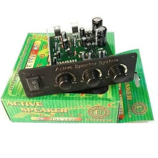 Kit Modul Rakitan Power Active TDA 2030 / Speaker Power Module Aktif 3 Potensio 3 Pin Tone Control T