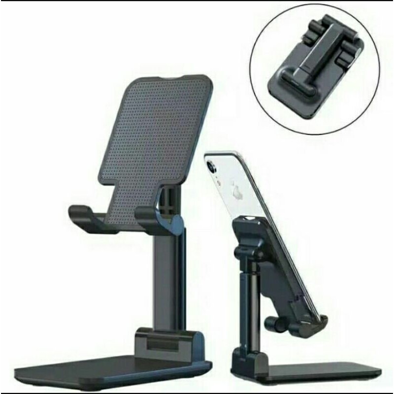 Folding Desktop phone stand Lazypod lipat Holder handphone stand HP