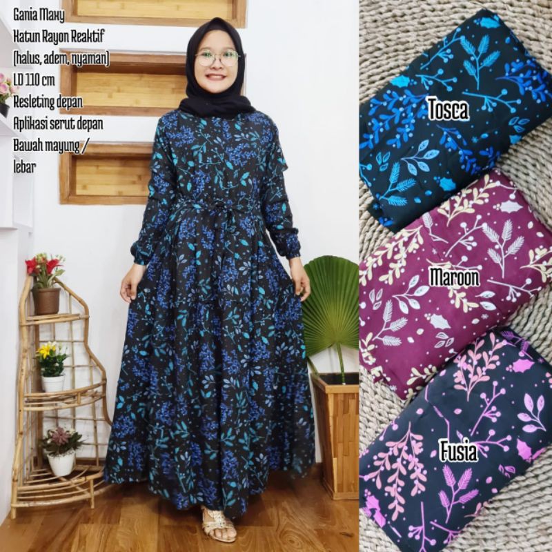 Gamis Rayon Salur //JF673