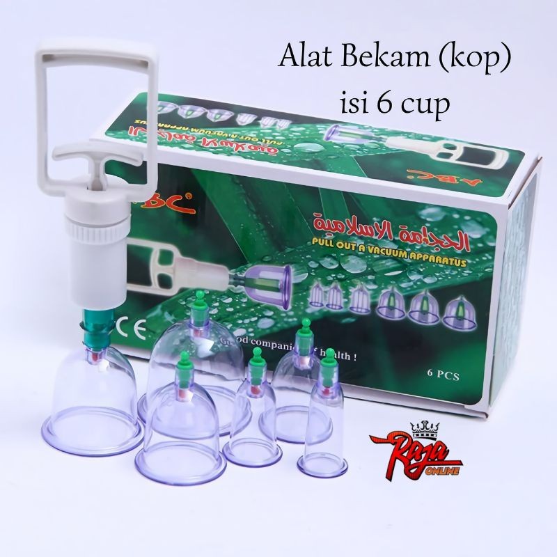 Kop Angin Alat Bekam 6 pcs Cup Alat Terapi Kesehatan Kop Angin 6 Tabung