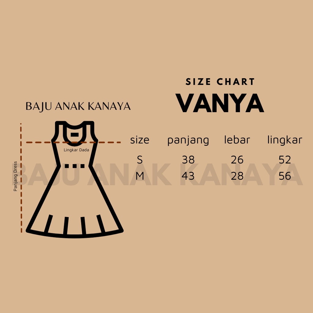 3-18 BLN DRESS BAYI VANYA DREES BAYI PEREMPUAN FREE HEADBAND by BAJU ANAK KANAYA