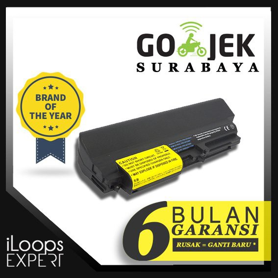 BATERAI LAPTOP IBM LENOVO THINKPAD R400 Series T400 Series T61 Series R61 ORIGINAL OEM