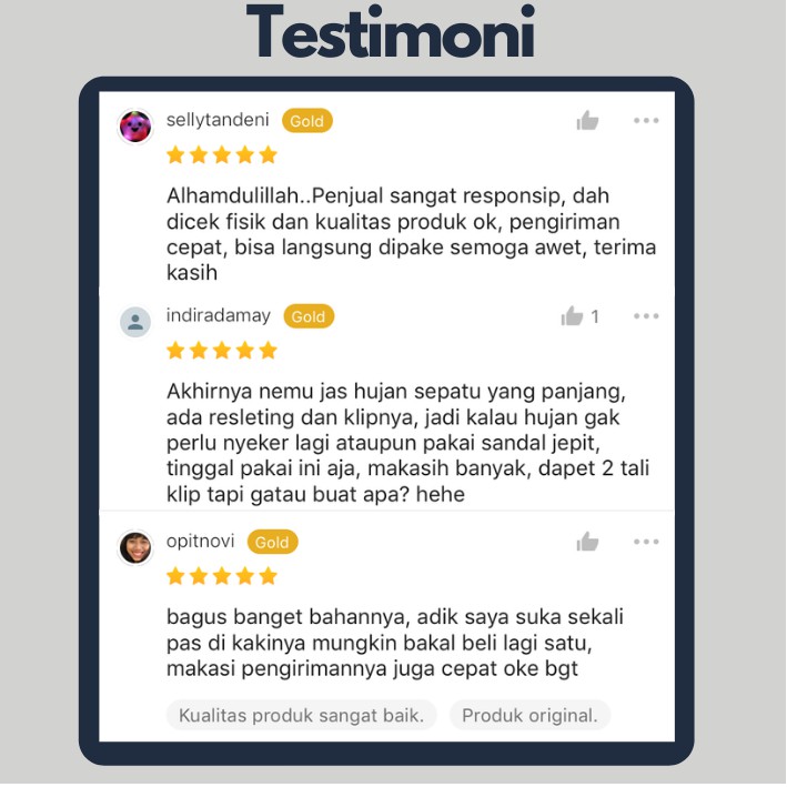 Jas Hujan Sepatu Cover Sepatu Anti Air Hujan Transparan Pelindung Cover Shoes Rain-3