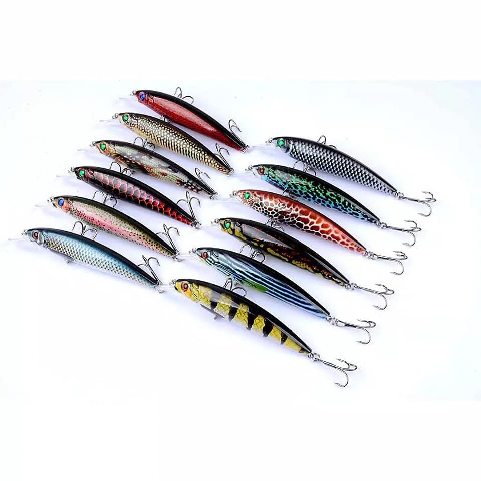 Umpan Pancing Umpan Casting Minnow Panjang 11cm Warna Warni