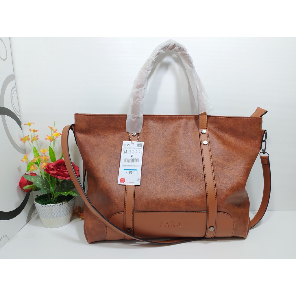 Tas wanita Zarra Basic zaskia premium // bahan kulit sintetic import // tas jinjing tas laptop wanita