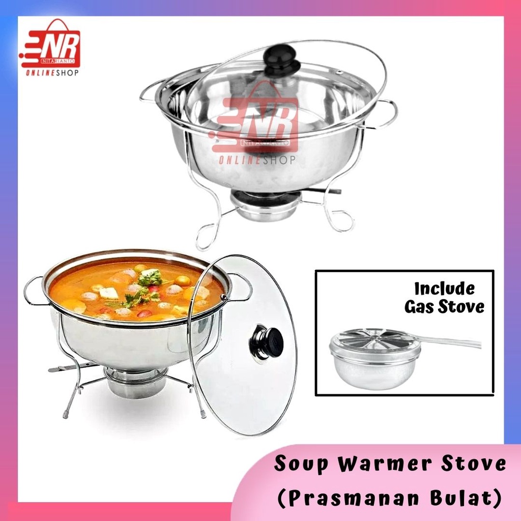 Soup Warmer / Tempat Sayur Prasmanan / Serving Food Dish / Soup Warmer Stove / Prasmanan Soup / Tempat Sayur Prasmanan