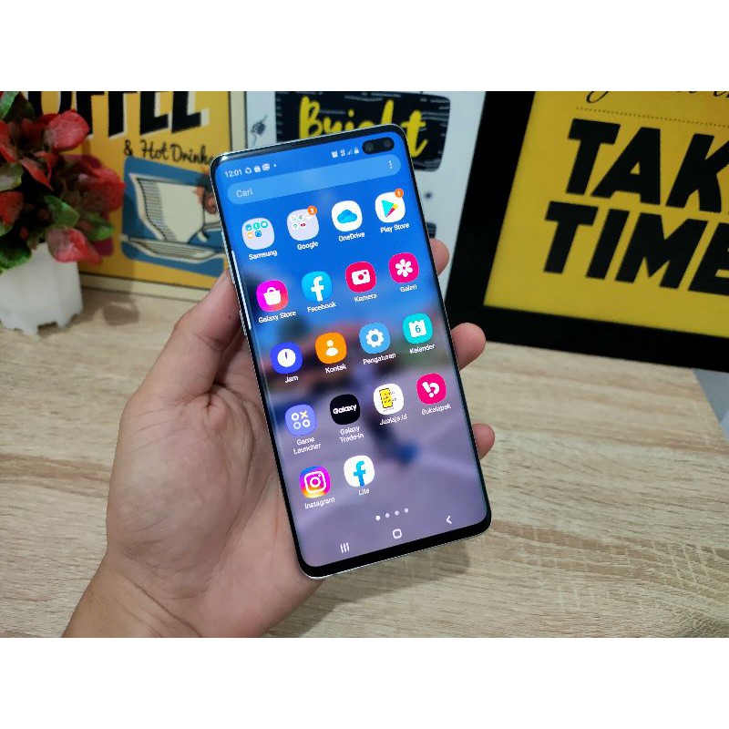 Samsung s10 plus ram 8/128gb dual SIM ex sein no minus