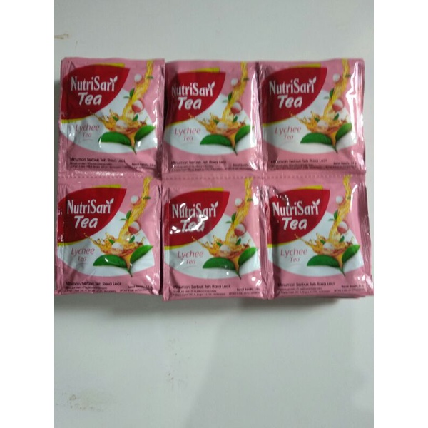 

nutrisari leci tea 1 renceng isi 10