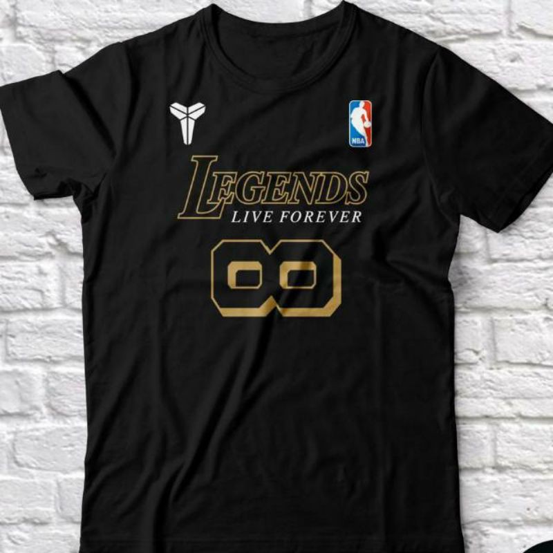 KAOS TSHIRT BAJU BASKET LAKERS NUMBER 8
