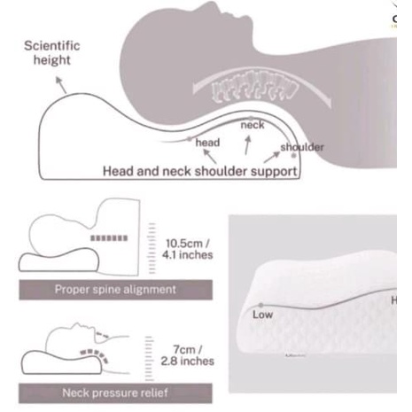 Bantal Terapi Kesehatan ofetra Memory foam