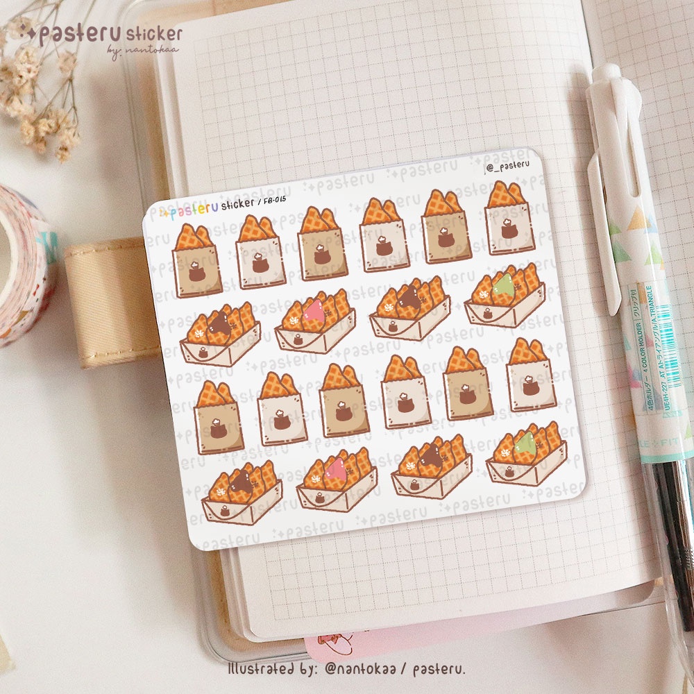 

Kawaii Croffle | Pasteru Planner Bullet Journal Sticker